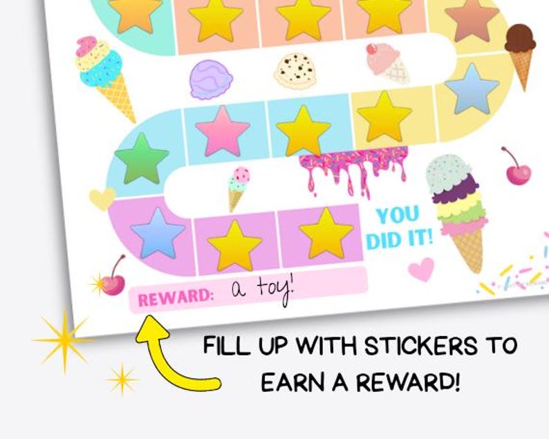 15 Summer Reward Chart Bundle Printable PDF Kids Behavior Charts Beach ...