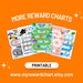 Fall Reward Chart, Printable Rewards, Sticker Chart Girls, Pumpkin ...