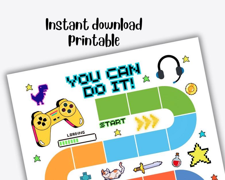 Video Game Reward Chart: Kids Behavior & Chore Tracker (printable) - Etsy