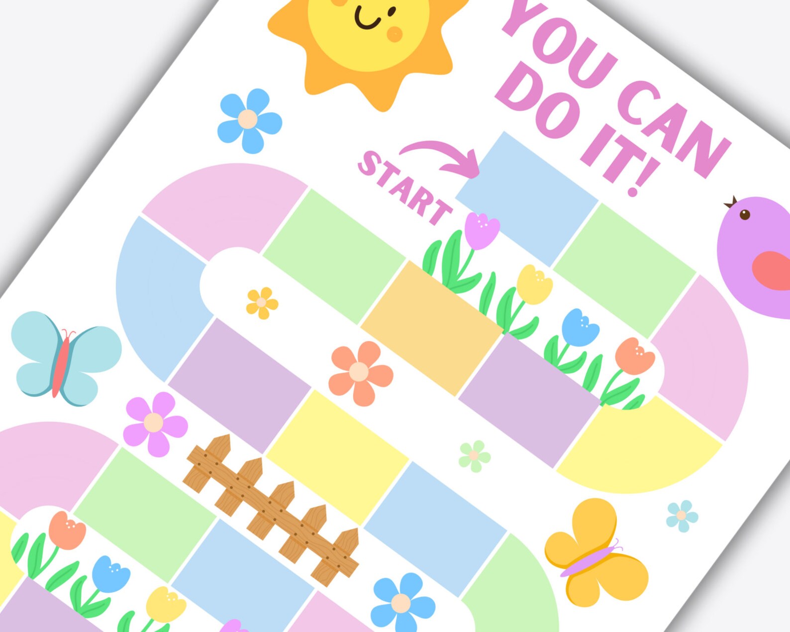 Reward Chart Printable, Kids Reward Chart, Spring Reward Chart, Potty ...