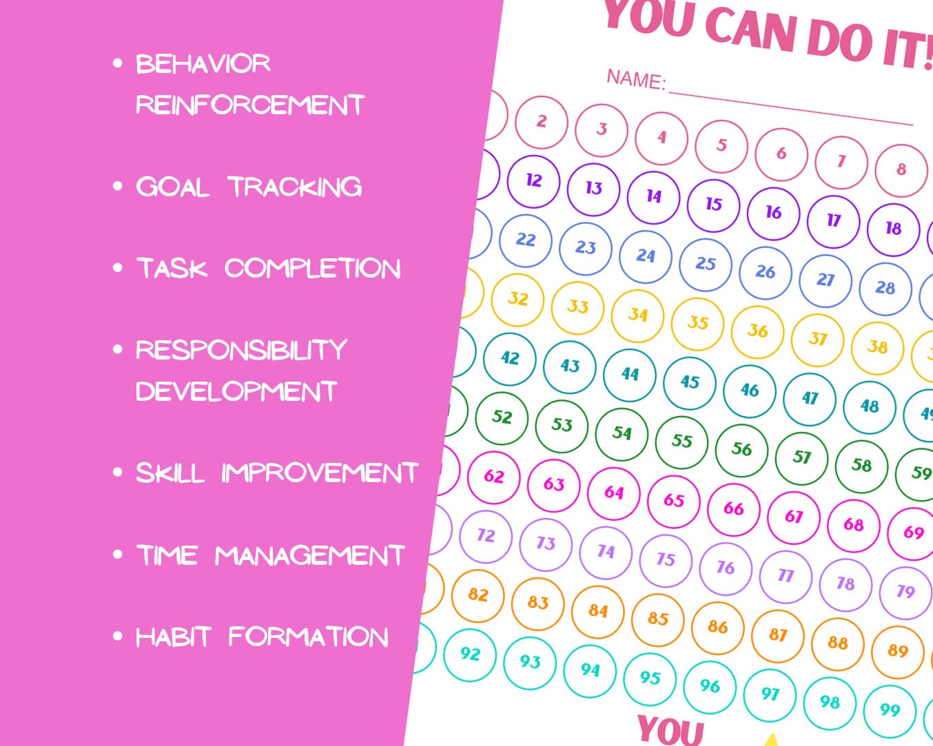 Kids Printable Reading Chart, Reading Reward Chart, Kids Reward Chart ...