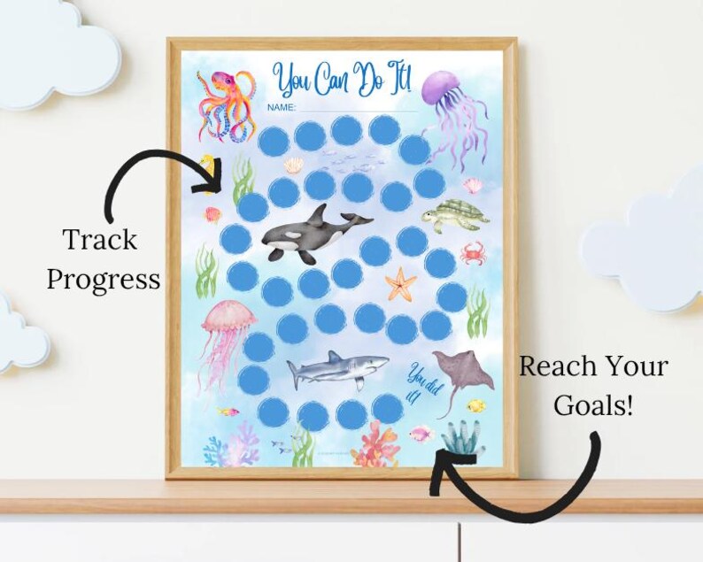 Under the Sea Behavior Chart: Ocean Animal Reward System (PDF) - Etsy