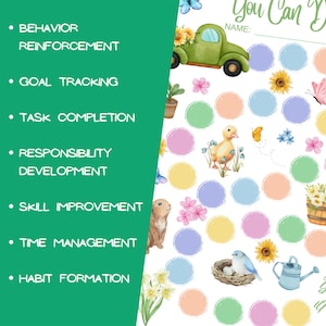 Spring Reward Chart, Flower Class Reward Chart, Summer Reward Chart ...