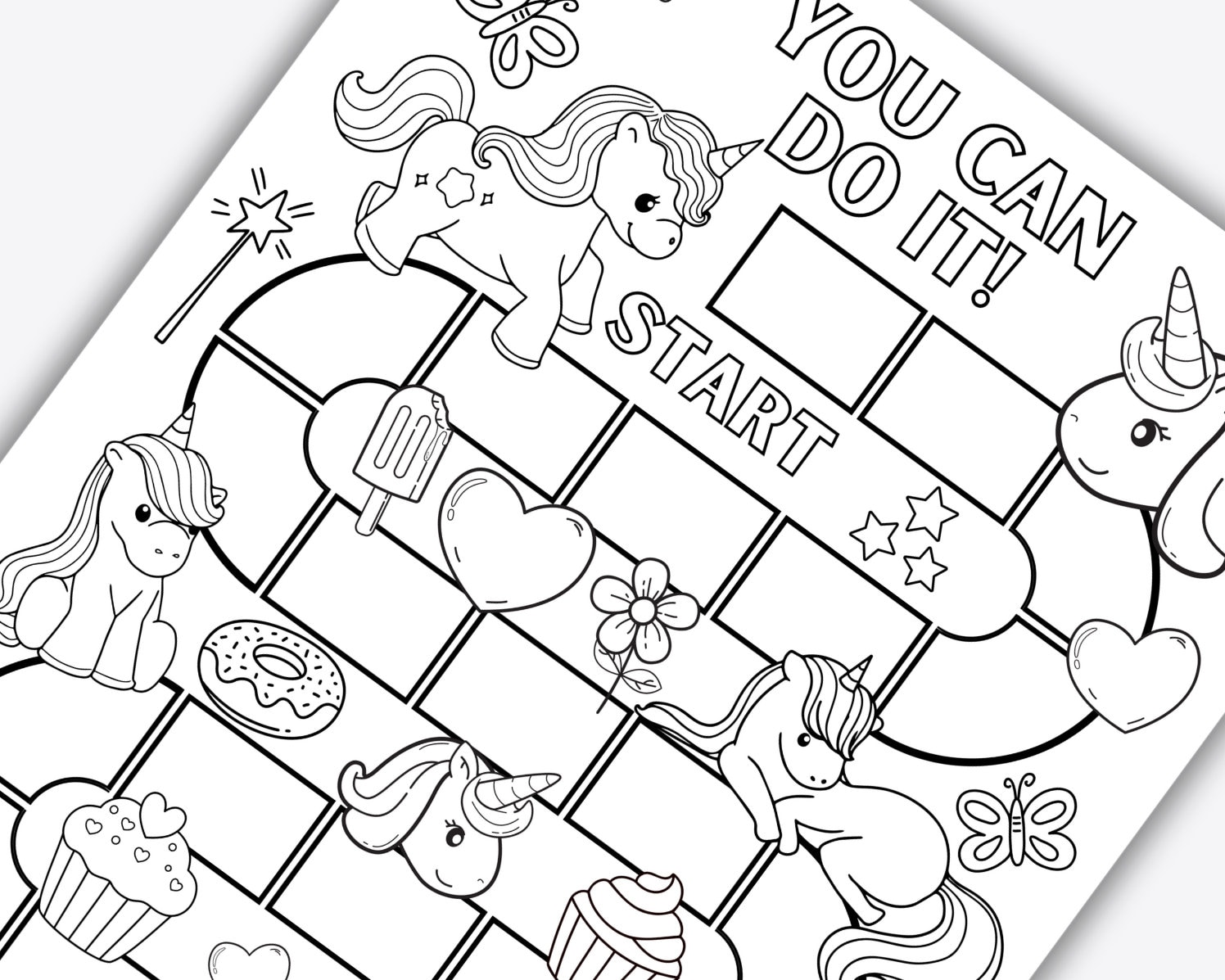 Printable Coloring Reward Chart Bundle: Kids' Habit Tracker (digital ...