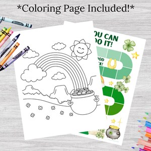 Leprechaun Reward Chart: St. Patrick's Day Kids Behavior (PDF) - Etsy