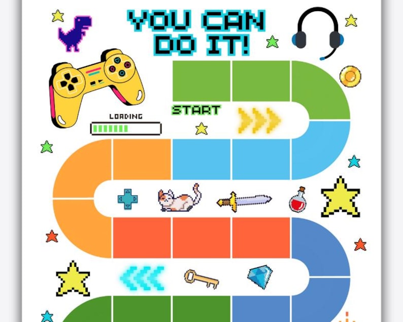Video Game Reward Chart: Kids Behavior & Chore Tracker (printable) - Etsy