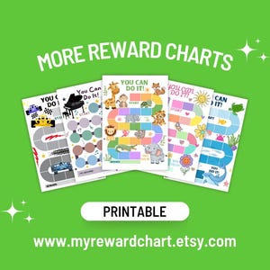 Summer Nature Reward Chart, Kids Sticker Chart, Behavior Chart ...