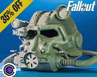 Fallout TV Series T-60 Helmet Cosplay 3D Print - 3D Printed Helmet/Replica - Fallout - Props - Cosplay - Helmet - DIY - PowerArmor Helmet