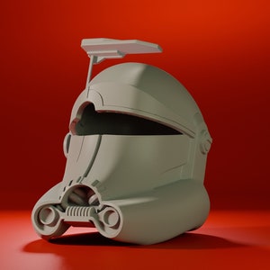 Crosshair Bad Batch Casco Impresión 3D - Casco/Réplica impreso en 3D - Star Wars - Accesorios - Cosplay - Guerras Clon - Capitán Rex - The Bad Batch