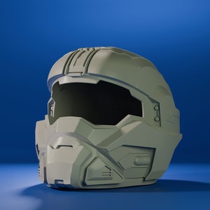 Halo Reach Carter Helmet 3D Print - Hełm/Replika Drukowana w 3D - Halo - Rekwizyty - Cosplay - Spartan Helmet - DIY - Halo Helmet - Halo