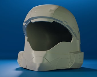 Halo 3 ODST Helmet 3D Print - 3D Printed Helmet/Replica - Halo - Props - Cosplay - Spartan Helmet - ODST Helmet - DIY - Halo Helmet - Rookie