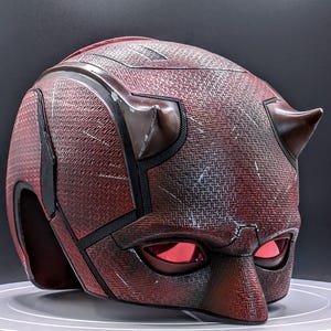 Daredevil Born Again Helmet - 3D Printed Helmet/Replica - Daredevil - Props - Cosplay - Mask - Cowl