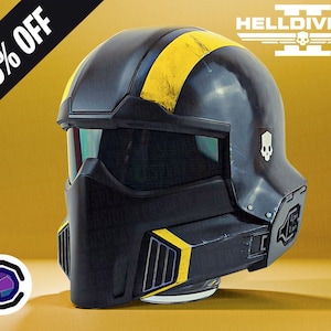 Helldivers 2 B-01 tactische helm cosplay 3D-print - 3D-geprinte helm/replica - Helldivers - Rekwisieten - Cosplay - helm - doe-het-zelf - B-01-helm