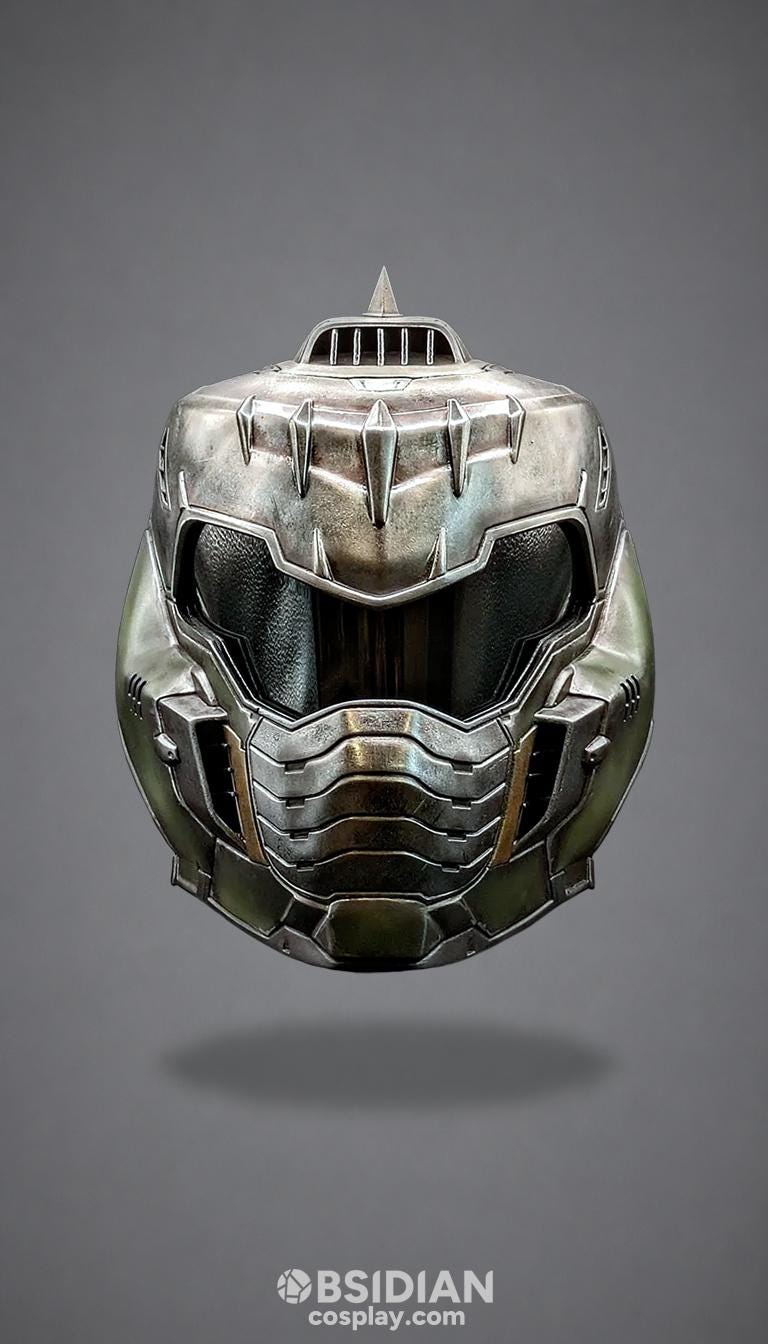 Doom the Dark Ages Slayer Helmet - 3D Printed Helmet/replica