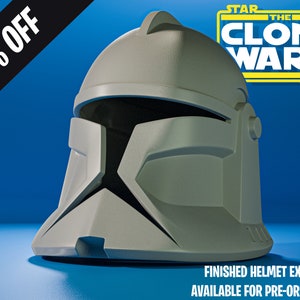 Animated Phase 1 Clone Trooper Helmet Cosplay 3D Print - 3D Printed Helmet/Replica - Clone Wars - Props - Cosplay - Helmet - DIY - Star Wars