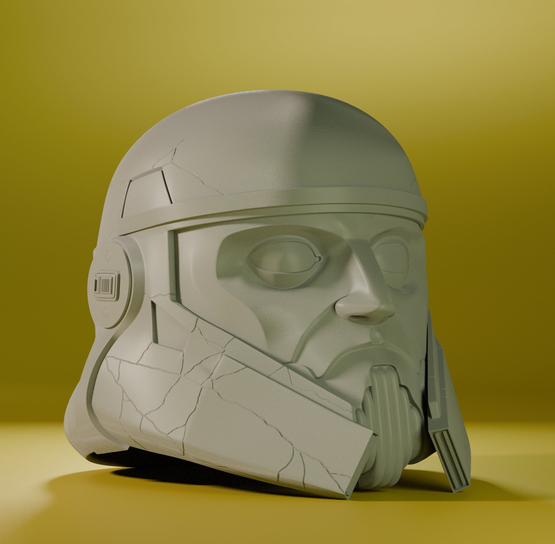Captain Enoch 3D Print 3D Printed Helmet/replica Star Wars Props