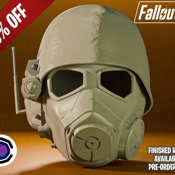 Fallout TV Series NCR Ranger Helmet Cosplay 3D Print - 3D Printed Helmet/Replica - Fallout New Vegas - Props - Cosplay - Helmet - DIY -