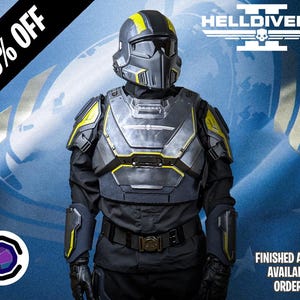 Helldivers 2 B-01 Tactical Armor Cosplay 3D Print - 3D Printed Helmet/Replica - Helldivers - Props - Cosplay - Armor - DIY - B-01 Helmet