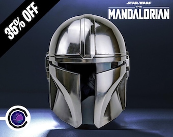 3D Printed The Mandalorian Beskar Cosplay Helmet - 3D Printed Helmet/Replica - Star Wars - Props - Cosplay - Din Djarin