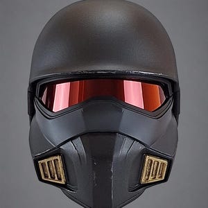 Helldivers 2 Light Gunner Helmet Cosplay 3D Print - 3D Printed Helmet/Replica - Helldivers - Props - Cosplay - Helmet - DIY - B-01 Helmet image 1