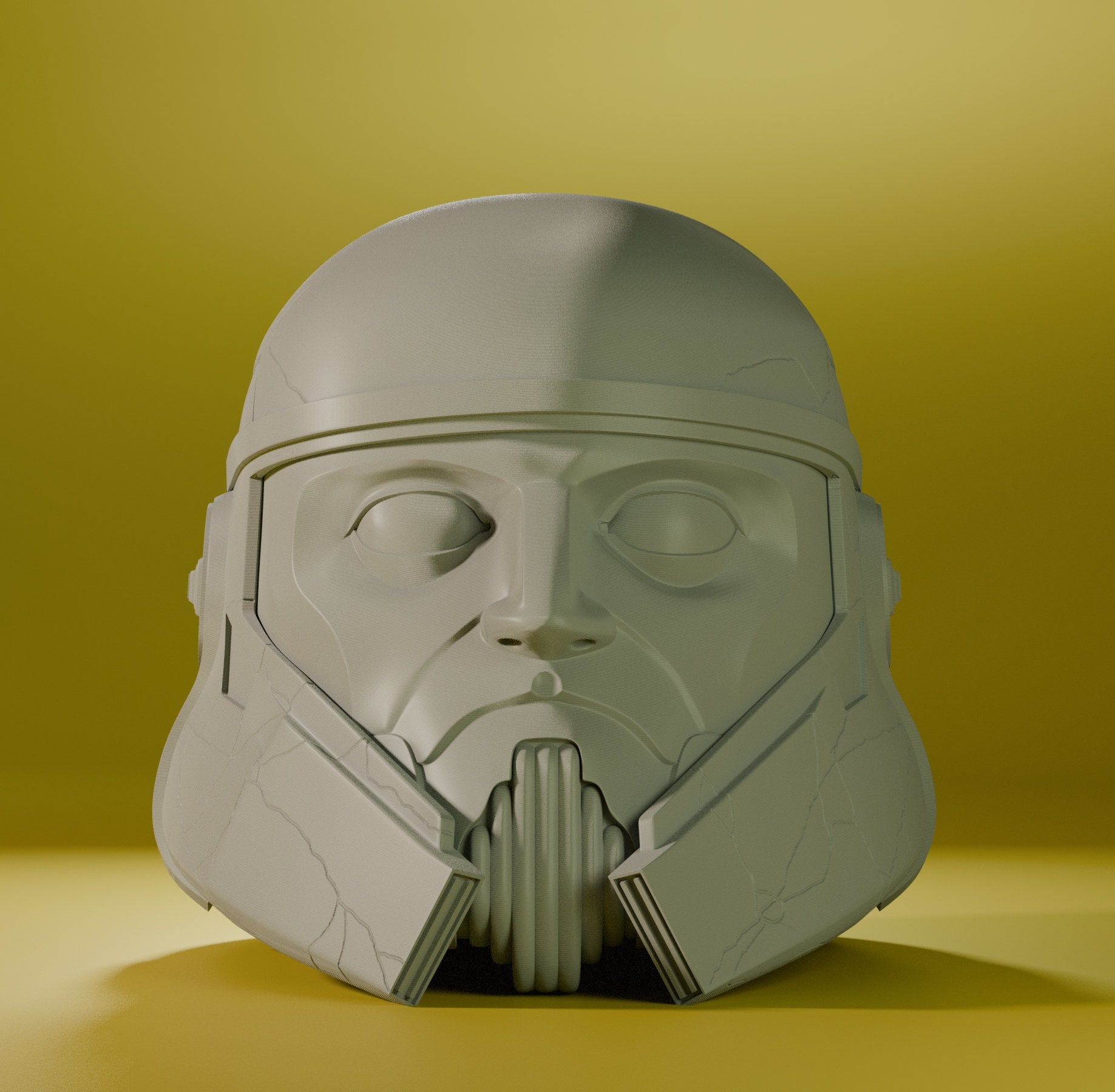 Captain Enoch 3D Print 3D Printed Helmet/replica Star Wars Props