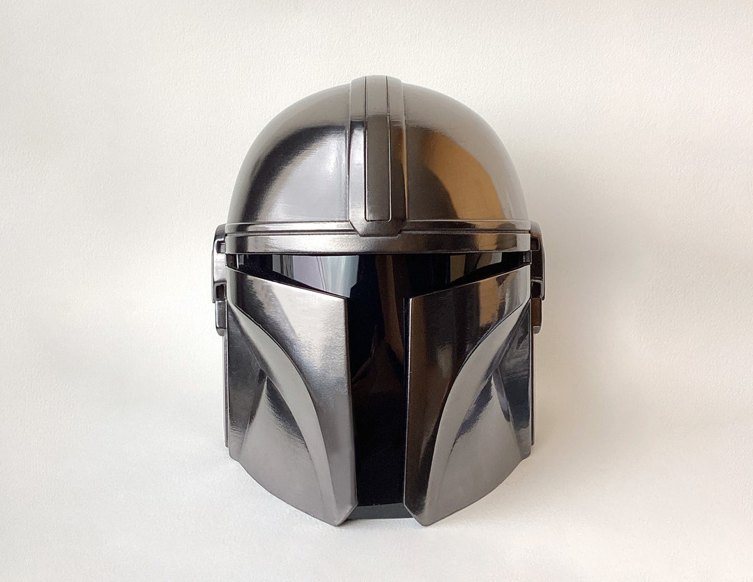 3D Printed the Mandalorian Beskar Cosplay Helmet 3D Printed Helmet