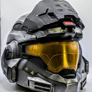 Noble 6 (MK V [B]) Kask Cosplay Wydruk 3D - Kask/Replika Drukowana w 3D - Halo - Rekwizyty - Cosplay - Kask - Zrób to sam - Kask Halo Reach -
