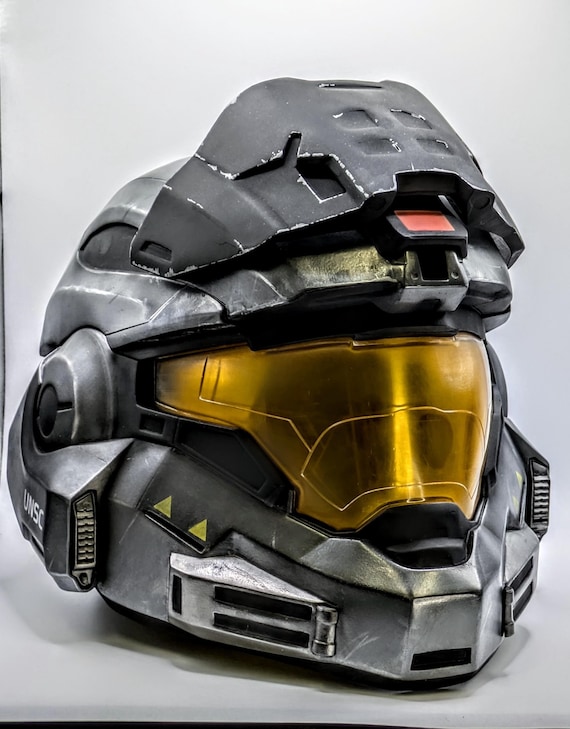 halo grey smith helmet Noble 6 (MK V [B]) Helmet Cosplay 3D Print - 3D Printed Helmet/replica -  Halo - Props - Cosplay - Helmet - DIY - Halo Reach Helmet