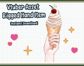 Activo de VTuber / Helado Live2d Rigged