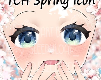 YCH Animated Spring Icon Commission | Vtuber | Twitch | Discord | Youtube