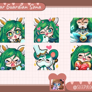 P2U Star Guardian Sona Emotes