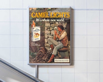 Vintage Camel Cigarette Print