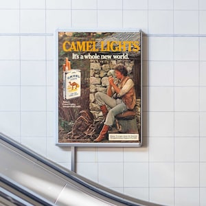 Vintage Camel Cigarette Print