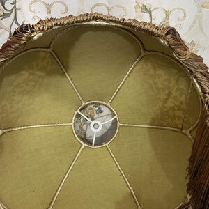 Lampshade Brown Gold Lampshade Table Lampshade Victorian Lampshade ...