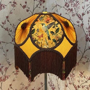 Lampshade gold printed lampshade table lampshade victorian lampshade floor lampshade luxury  lampshade vintage lampshade pendant lampshade