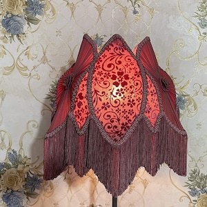 Abajur rosa abajur abajur de mesa abajur vitoriano abajur de chão/abajur de veludo/abajur vintage/abajur pendente/abajur