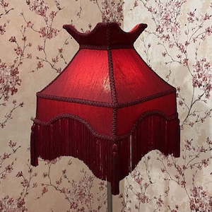 Lampshade burgundy lampshade table lampshade victorian lampshade floor lampshade luxury lampshade vintage lampshade pendant lampshade silk