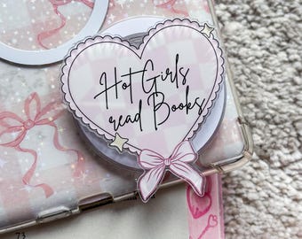 Coquette Kindle Grip Boekachtige Telefoonhouder Hot Girls Read Magnetische Kindle Houder Kindle Accessoires Boekachtige Merchandise Verjaardagscadeau voor Boekenliefhebber