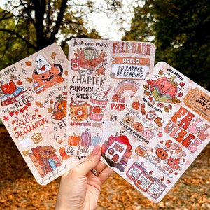 Kindle-Einlage, Kindle Srickers Herbst, E-Reader, holografische Einlage, Herbst-Kindle-Glitzer-Karton, gemütliches Buchdekor, Geschenk für Buchliebhaber