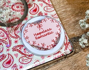 Romance Kindle Grip Pink Heart Bookish Phone Grip Magnetic Kindle Holder Kindle Accessories Bookish Merch Kobo Grip Gift for Book Lover