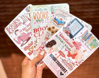 Kindle Insert Kindle Srickers E-Reader Holographic Case Insert Kindle Glitter Cardstock Decor Bookish Accessories Gift for Book Lover