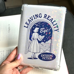 Inserto Kindle Kindle Srickers Retro Fantasy E-Reader Inserto olografico Kindle Glitter Cartoncino Decor Accessori libreschi Amante dei libri regalo