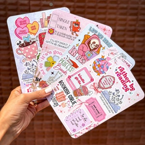 Inserto Kindle Kindle Srickers Coquette E-Reader Inserto olografico Kindle Glitter Cartoncino Decor Accessori libreschi Regalo per gli amanti dei libri