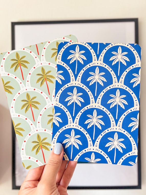 Kindle Insert Summer Kindle Stickers E-Reader Holographic Insert Palms Kindle Glitter Cardstock Decor Bookish Accessories Gift Book Lover