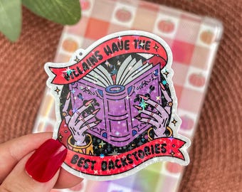 Schurkensticker Halloween Kindle Decoratie Spooky moreel dubieus Boekachtig E-Reader Holografische Stickers Kobo Accessoires Cadeau voor Boekenliefhebber