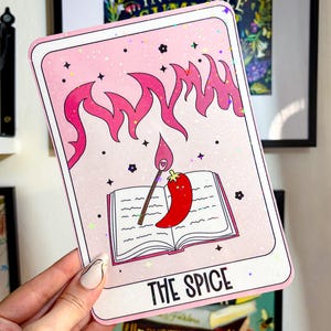 Valentine Kindle Insert Tarot Kindle Stickers Holographic Insert Kindle Glitter Cardstock Decor Bookish Accessories Gift for Book Lover