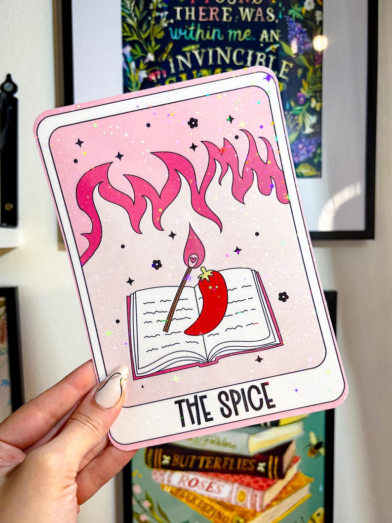 Valentine Kindle Insert Tarot Kindle Stickers Holographic Insert Kindle Glitter Cardstock Decor Bookish Accessories Gift for Book Lover
