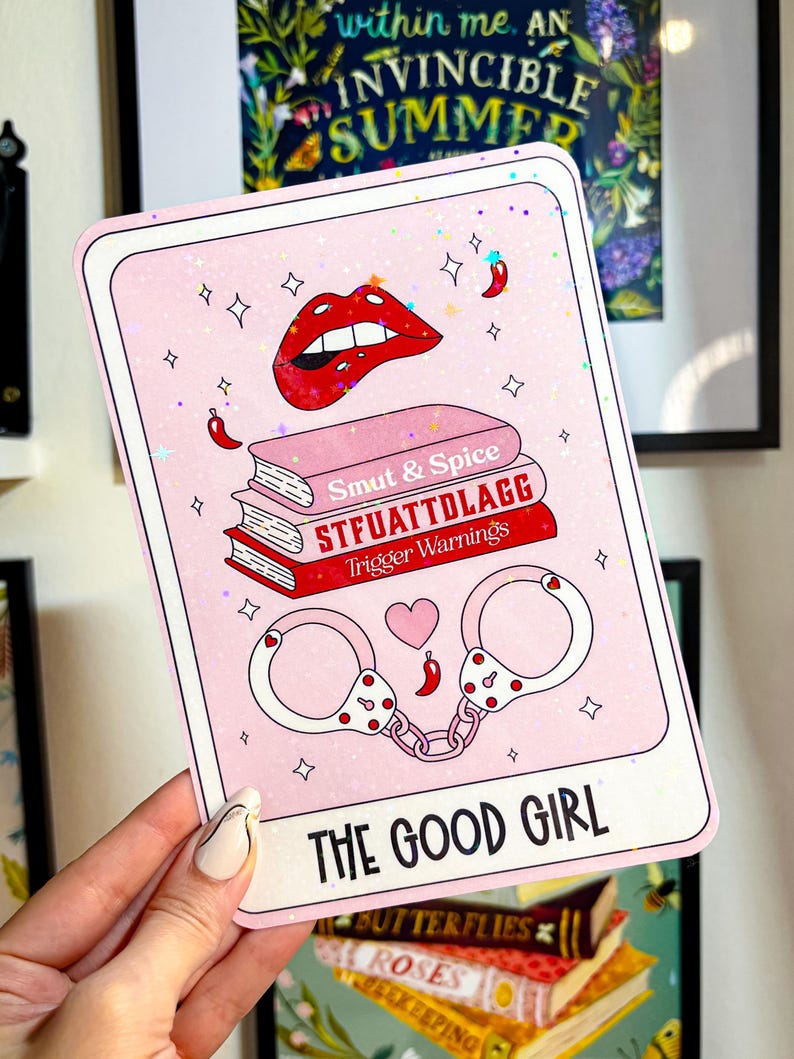 Valentine Kindle Insert Tarot Kindle Stickers Holographic Insert Kindle Glitter Cardstock Decor Bookish Accessories Gift for Book Lover