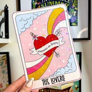 Valentine Kindle Insert Tarot Kindle Stickers Holographic Insert Kindle Glitter Cardstock Decor Bookish Accessories Gift for Book Lover
