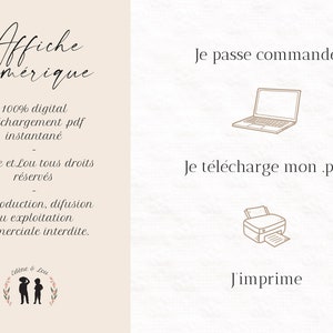 Carte annonce de grossesse mamie formidable - pdf numérique image 3